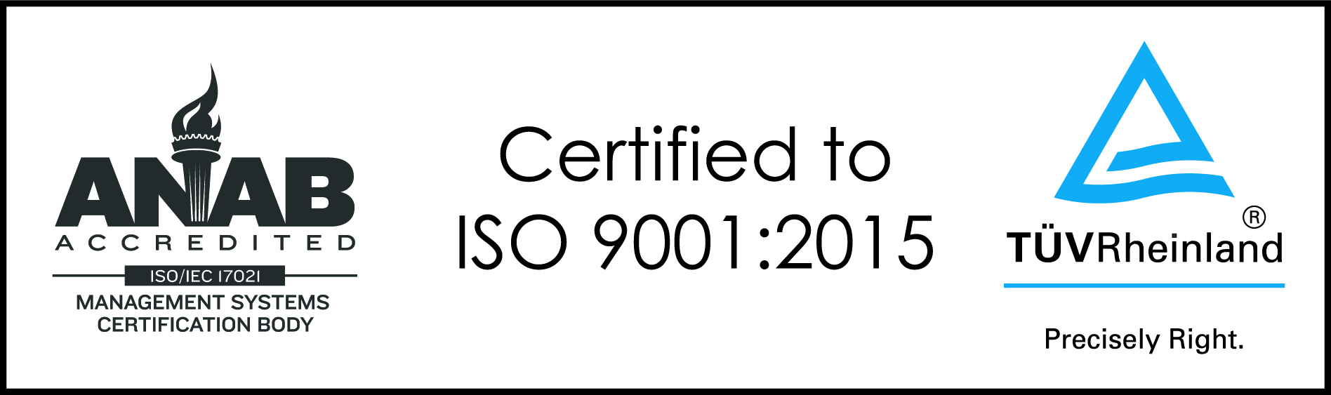 Certified to ISO 9001:2015